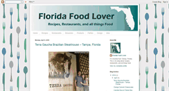 Desktop Screenshot of floridafoodlover.com